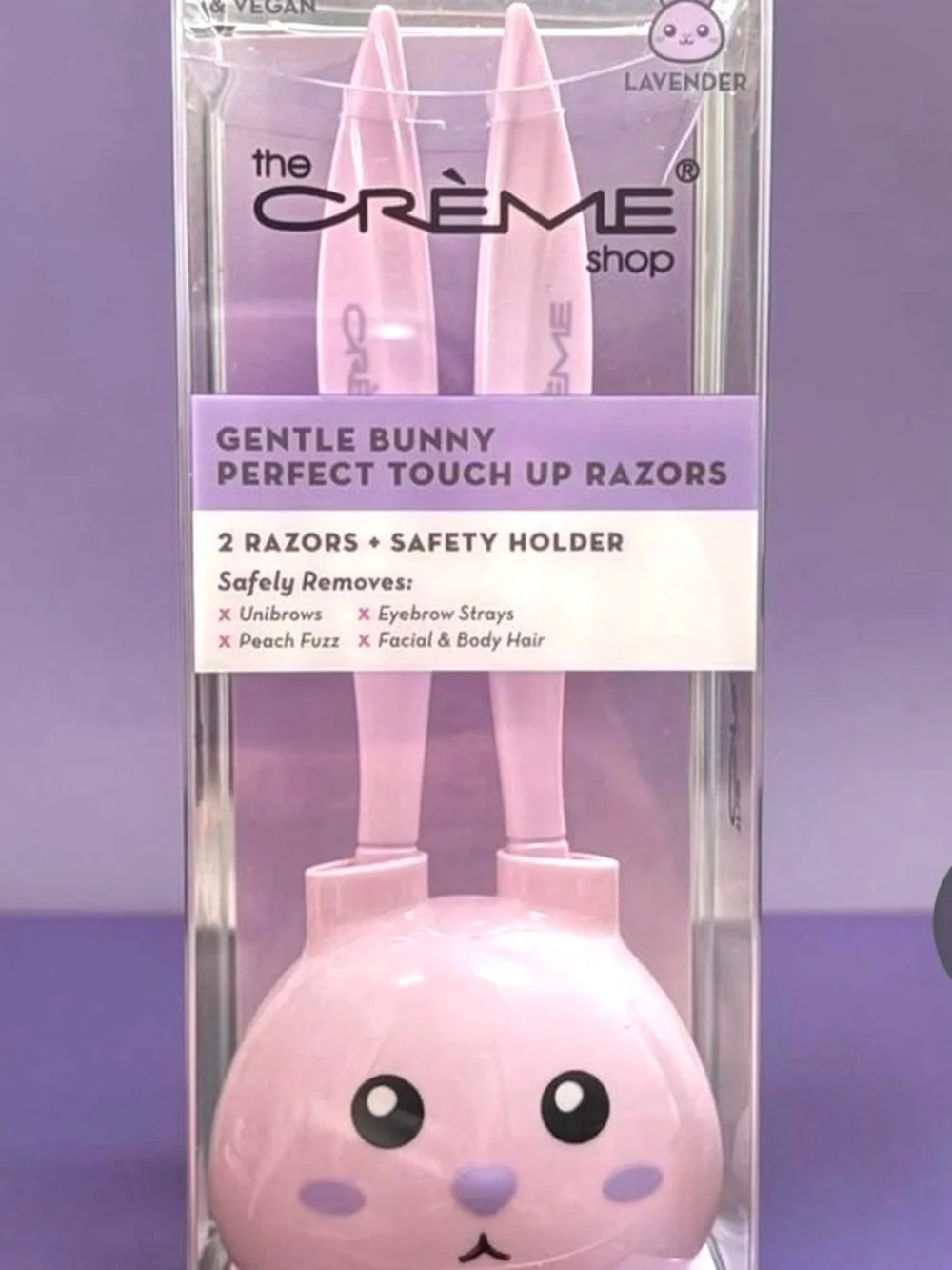 The Crème Shop Pink Gentle Bunny Perfect Touch Up Razors